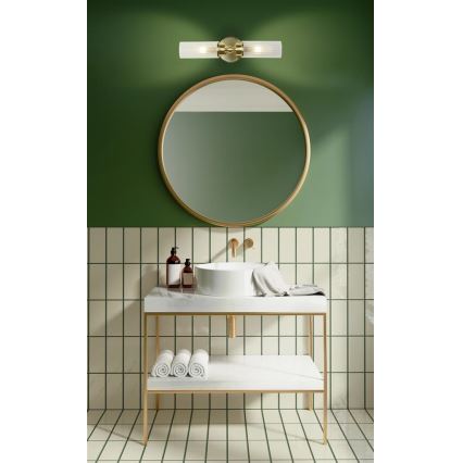 Searchlight - Aplica de perete IMPERIAL, 2x G9, 33W, 230V, alamă