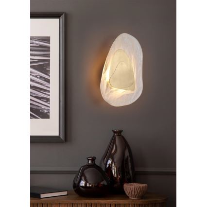 Searchlight - Aplica de perete DESTINY LED/8W/230V, alamă
