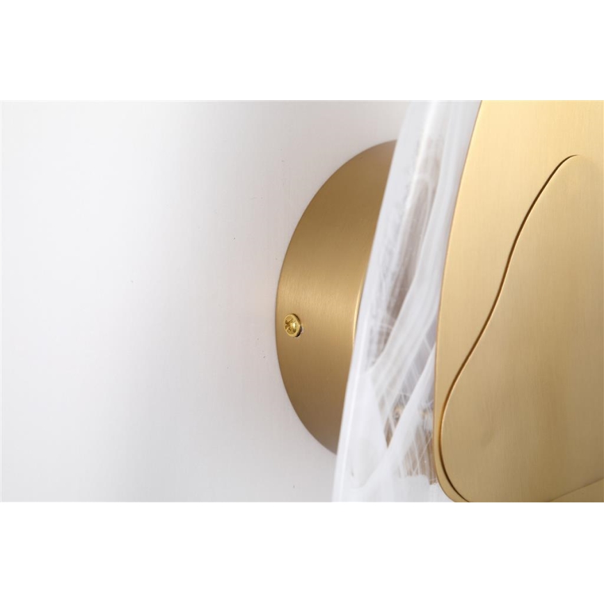 Searchlight - Aplica de perete DESTINY LED/8W/230V, alamă