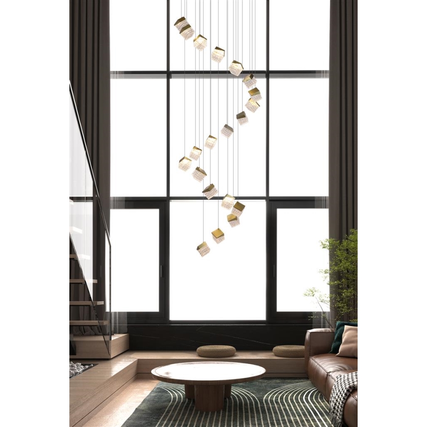 Searchlight - Plafonieră LED reglabilă CUBOID, 10,25W, 230V, 3000K