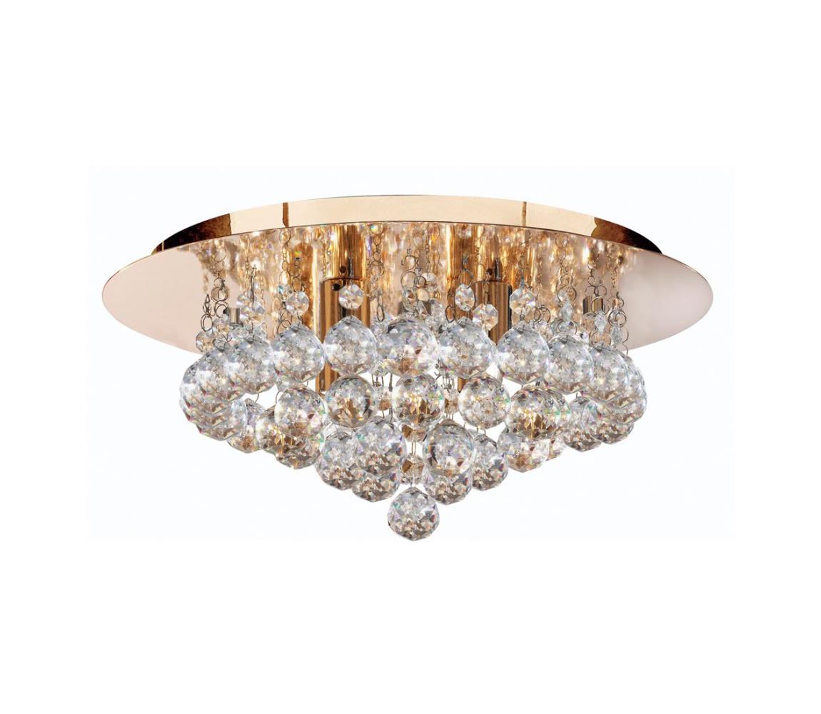 Searchlight 3404-4GO - Plafonieră de cristal HANNA 4xG9/33W/230V