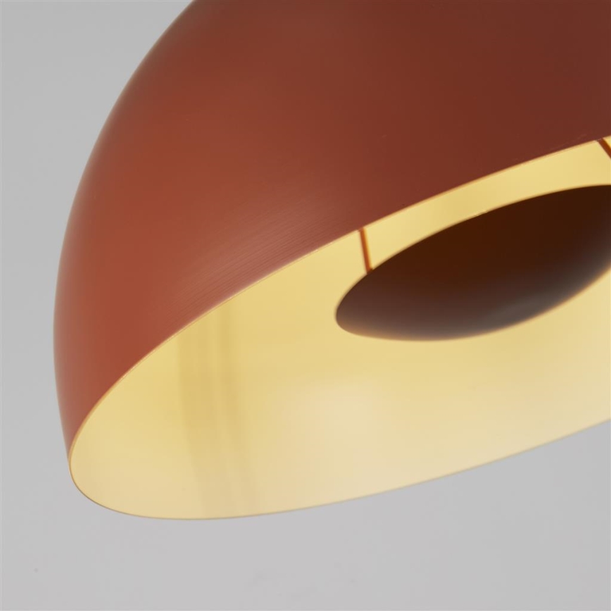 Searchlight - Pendul pe cablu MARS 1xE27/60W/230V Ø 25 cm, cărămiziu