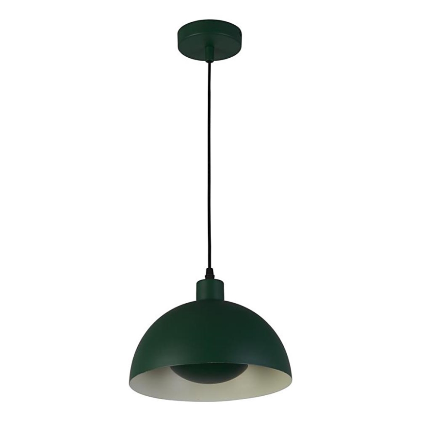 Searchlight - Lustră suspendată pe cablu MARS, 1xE27/60W/230V, diametru 40 cm, verde