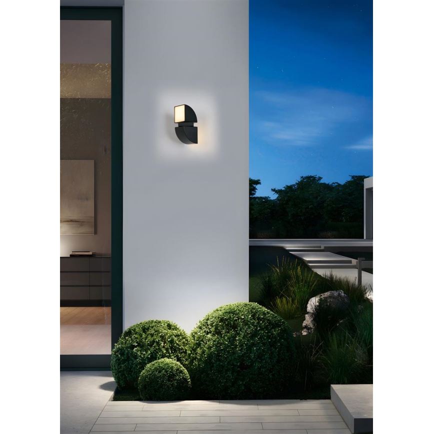 Searchlight - Aplica LED de perete pentru exterior DAKOTA 2xLED/4W/230V IP44