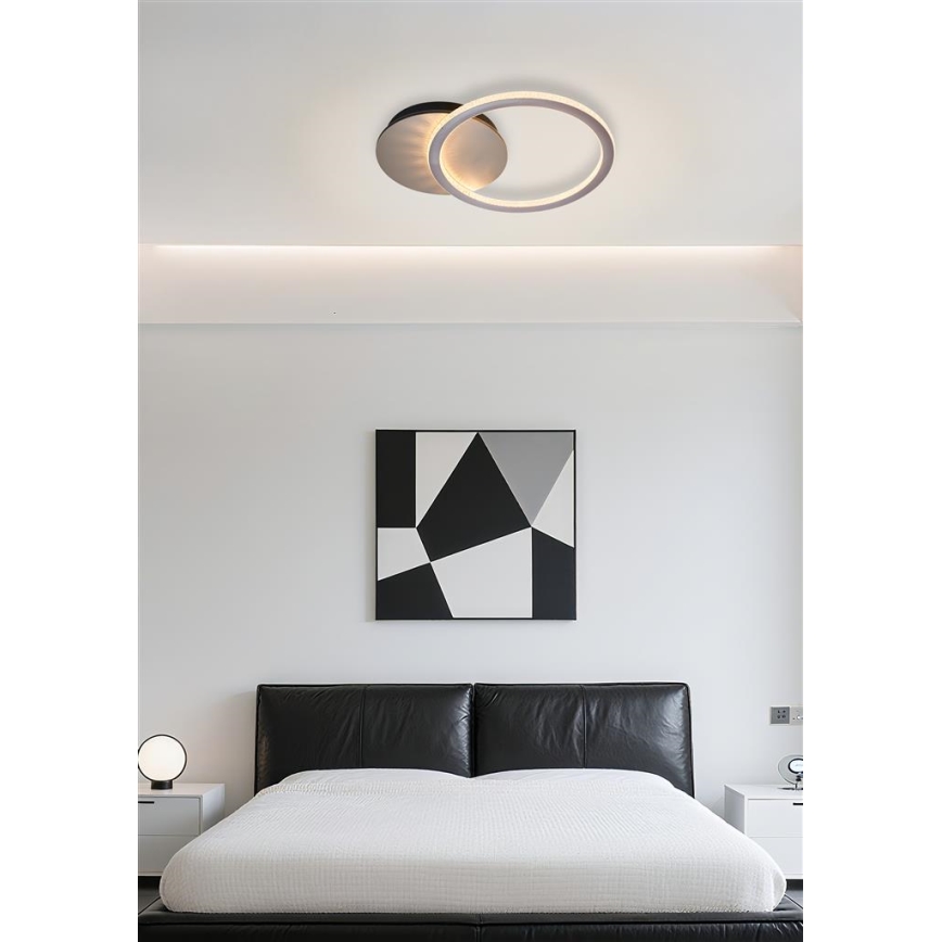 Searchlight - Plafonieră LED dimabilă SPECS LED/18W/230V 3000K 35x45 cm alamă