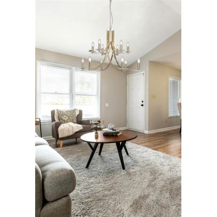 Searchlight - Candelabru pe lanț ASCONA 12xE14/60W/230V