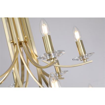 Searchlight - Candelabru pe lanț ASCONA 12xE14/60W/230V