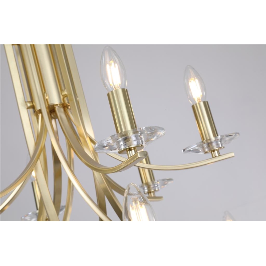 Searchlight - Candelabru pe lanț ASCONA 12xE14/60W/230V