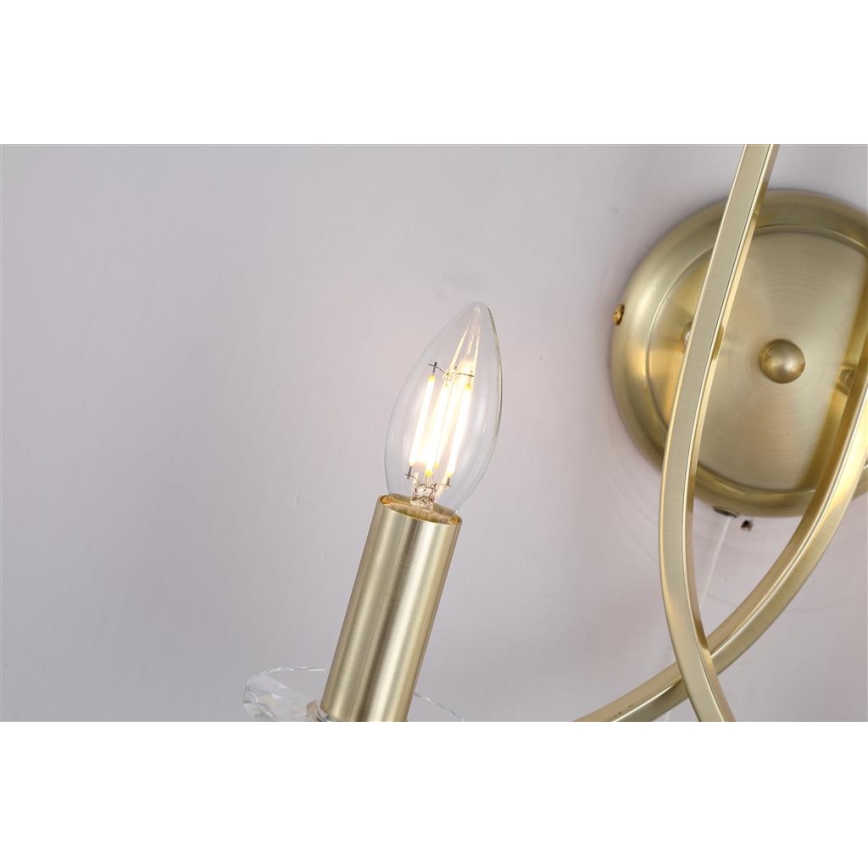 Searchlight - Aplică de perete ASCONA, 2x E14, 60 W, 230 V