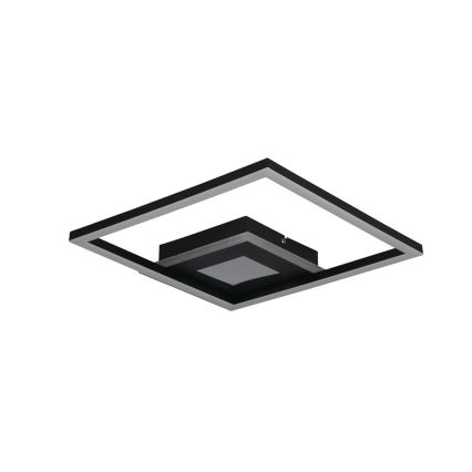 Searchlight - Plafonieră LED dimmabilă QUADRATE LED/24W/230V 36x36 cm neagră