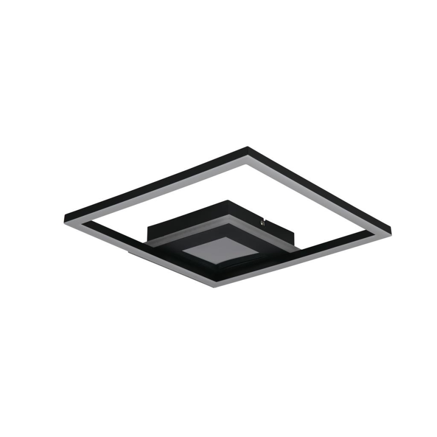 Searchlight - Plafonieră LED dimmabilă QUADRATE LED/24W/230V 36x36 cm neagră