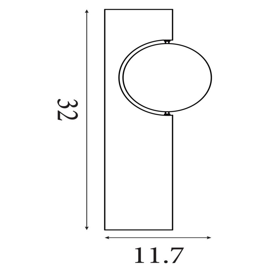 Searchlight - Plafonieră RADIANCE, 3xE27/60W/230V, diametru 37,5 cm, neagră