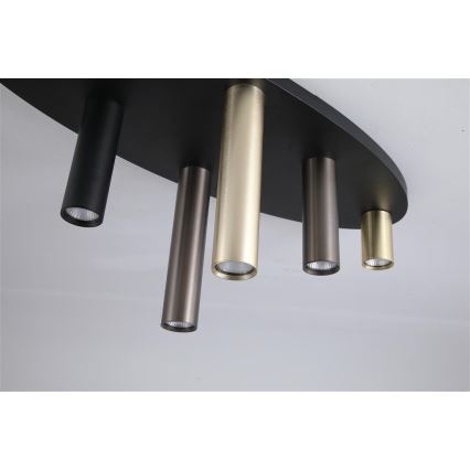 Searchlight - Plafonieră TUBES 6xGU10/10W/230V 80x30 cm