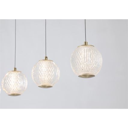 Searchlight - Candelabru LED suspendat pe cablu ALLURE 5xLED/4,2W/230V