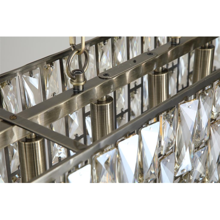 Searchlight - Candelabru suspendat cu lanț BIJOU 8xE14/40W/230V