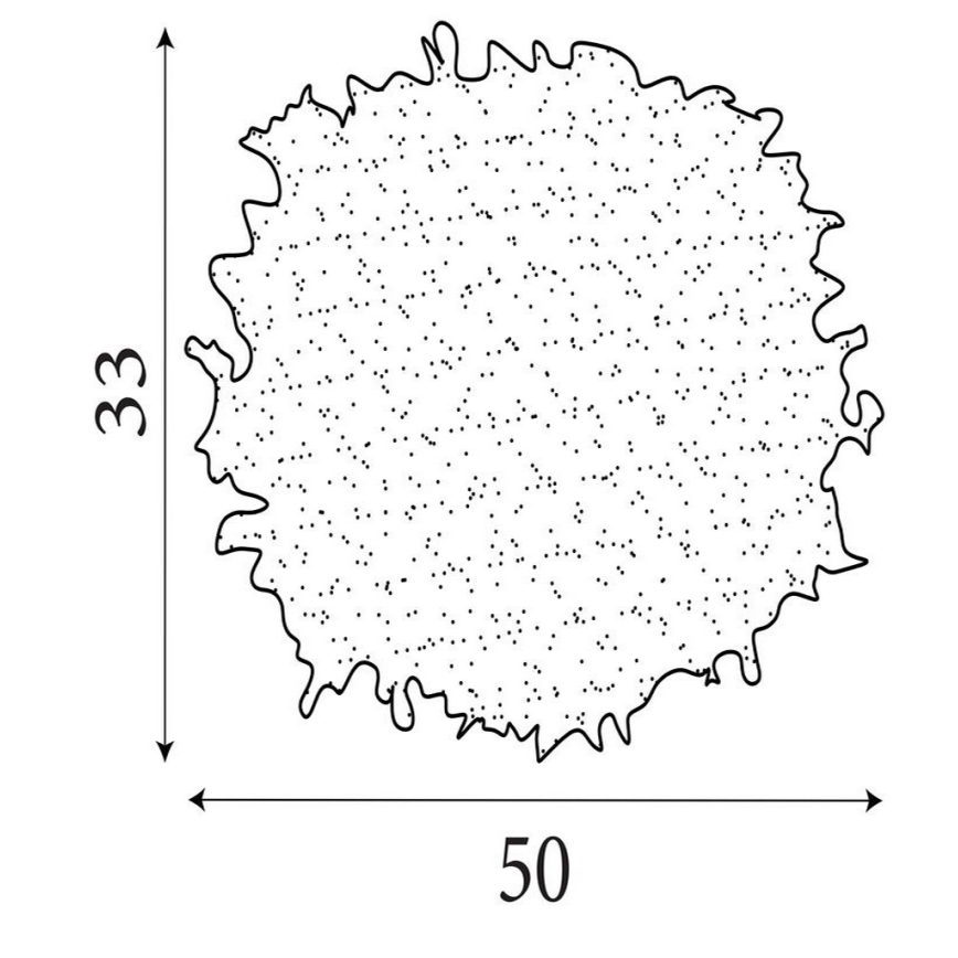 Searchlight - Abajur pentru candelabru KATE E14/E27, diametru 50 cm, roz