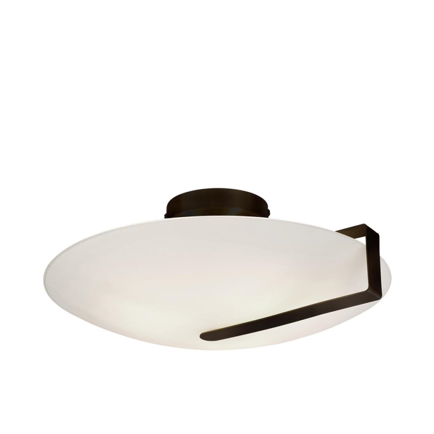 Searchlight - Plafonieră SUNDIAL 3xE27/40W/230V neagră
