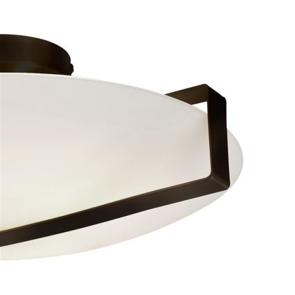 Searchlight - Plafonieră SUNDIAL 3xE27/40W/230V neagră