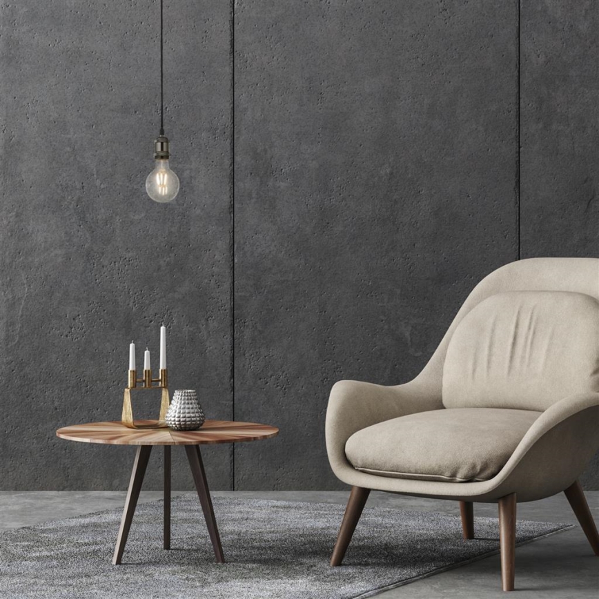 Searchlight - Pendul pe cablu SUSPENSION 1xE27/60W/230V antracit