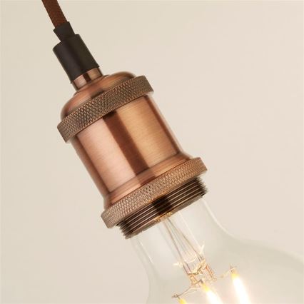 Searchlight - Pendul pe cablu SUSPENSION, 1xE27/60W/230V, finisaj cupru