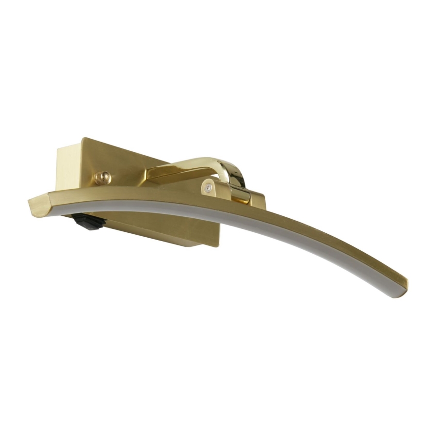 Searchlight - Lampă LED pentru tablouri SANTORINI LED/8,2W/230V alama