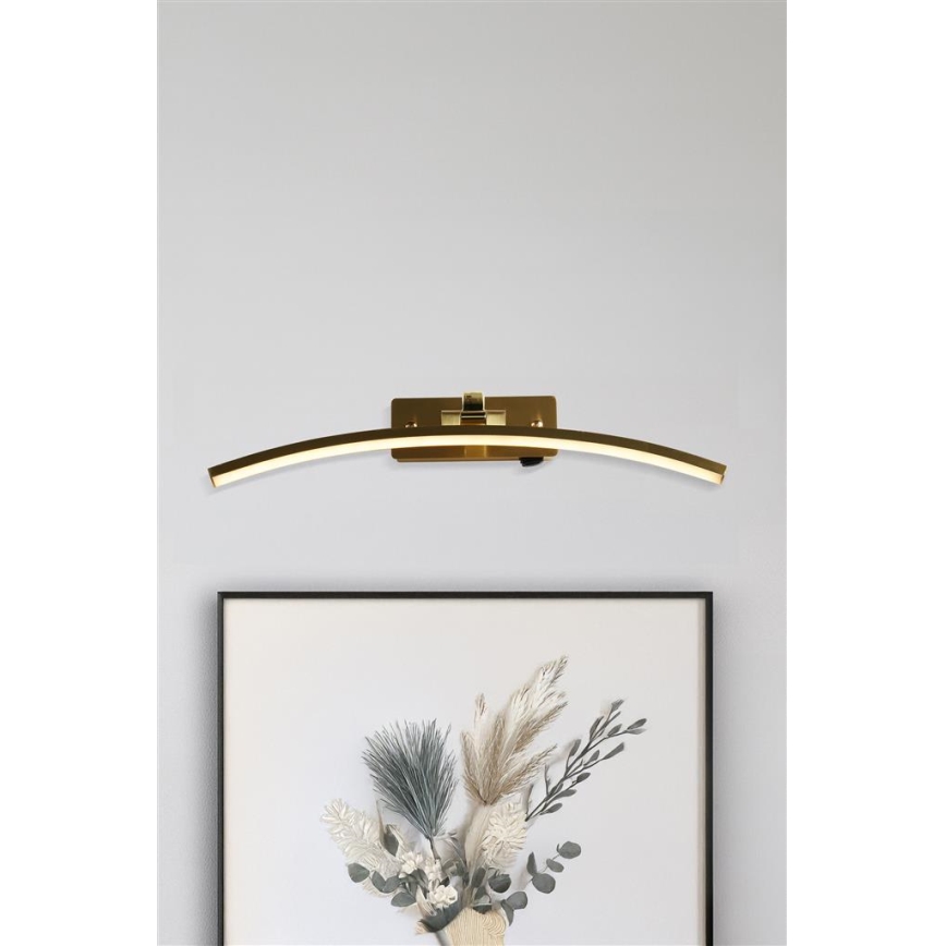 Searchlight - Lampă LED pentru tablouri SANTORINI LED/11,03W/230V alamă