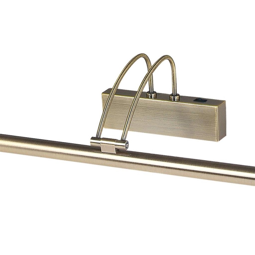 Searchlight - Aplică tablou LED LED/14W/230V alamă