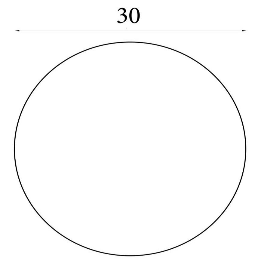 Searchlight - Plafonieră LED CLOUDS, 16W, 230V, 2700/3200/4000K, Ø 30 cm, albă