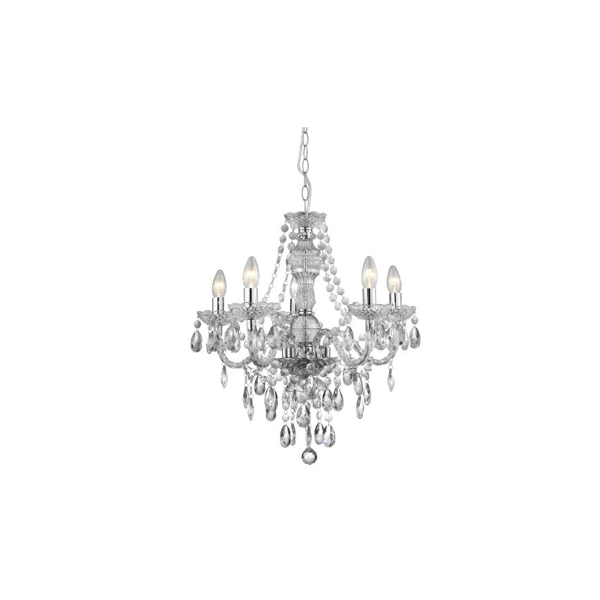 Searchlight - Lustră pe lanț MARIE 5xE14/40W/230V