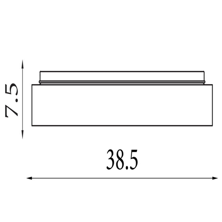Searchlight - Plafonieră LED reglabilă POLKA, LED 24W/230V + LED 6W, Ø 38,5 cm, negru