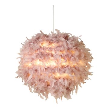 Searchlight - Abajur pentru candelabru KATE E14/E27, diametru 50 cm, roz