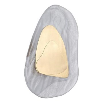 Searchlight - Aplica de perete DESTINY LED/8W/230V, alamă