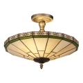 Searchlight - Candelabru aplicat Tiffany NEW YORK 2xE14/40W/230V