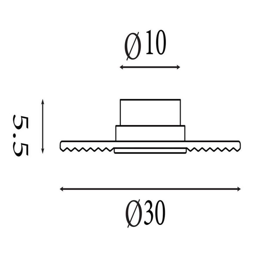 Searchlight - Lampă de perete dimabilă CLEO LED/9,4W/230V, neagră