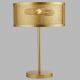 Searchlight - Lampă de masă FISHNET 2xE27/60W/230V auriu