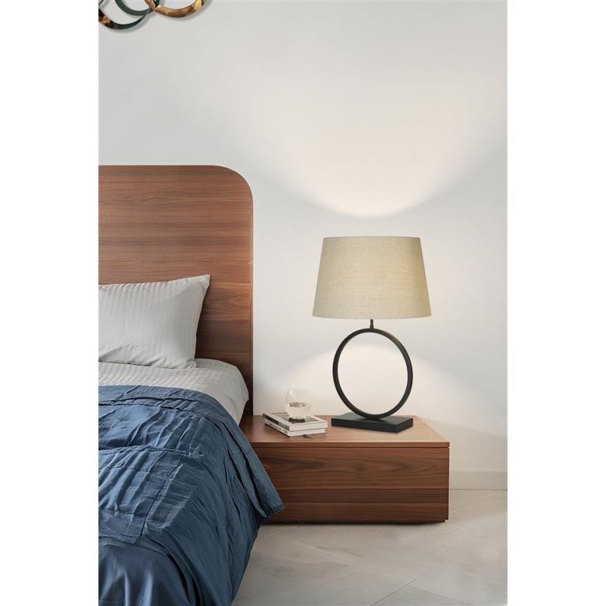 Searchlight - Lampă de masă ELEGANT 1xE27/60W/230V crem