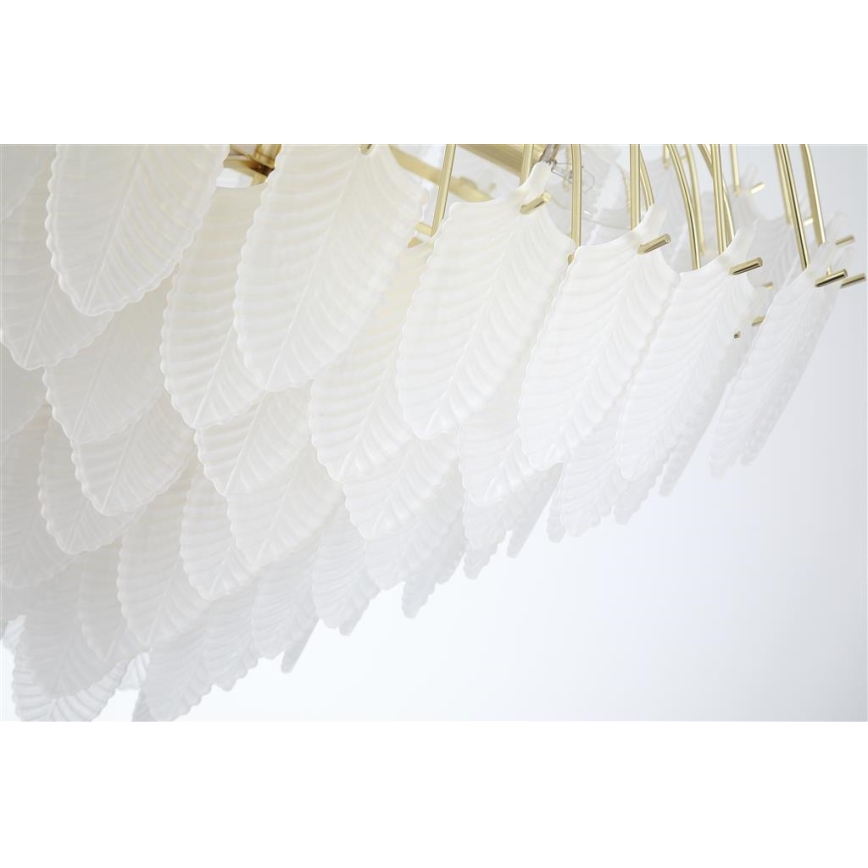 Searchlight - Candelabru pe lanț FEATHER 10xE14/60W/230V