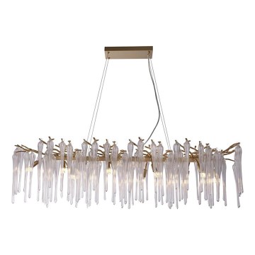 Searchlight HERITAGE - candelabru suspendat pe cablu, 10xG9/33W/230V