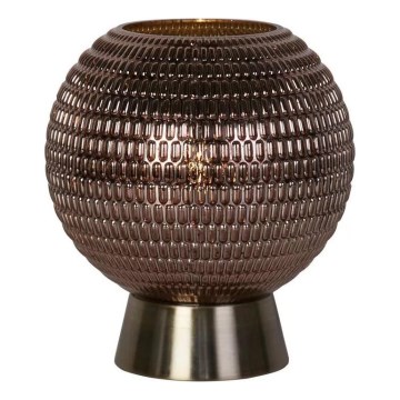 Searchlight - Lampă de birou LED MILA, 0,6 W, 3 x AAA, maro