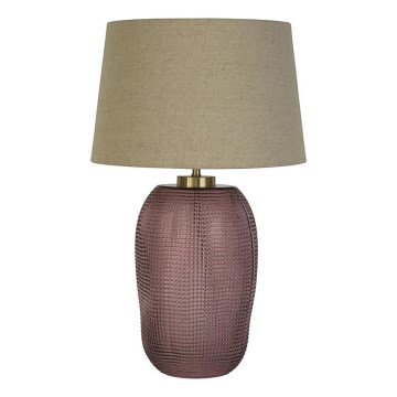 Searchlight - Lampă de masă AMETHYST 1xE27/60W/230V