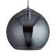 Searchlight - Lustră pe cablu BALL 1xE27/60W/230V negru