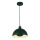 Searchlight - Lustră suspendată pe cablu MARS, 1xE27/60W/230V, diametru 40 cm, verde