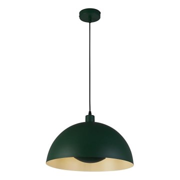 Searchlight - Pendul cu cablu MARS, 1xE27/60W/230V, diam. 25 cm, verde