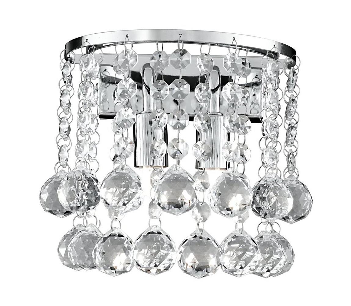 Searchlight - Plafonieră de cristal HANNA 2xG9/33W/230V