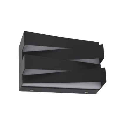 Searchlight - Aplică LED de perete SECTION LED/18W/230V neagră