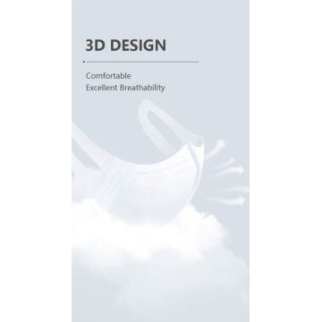 Semimască 3D de filtrare KN90 NR D