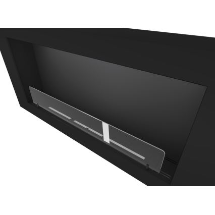 Șemineu BIO de perete InFire 120x56 cm 3kW negru