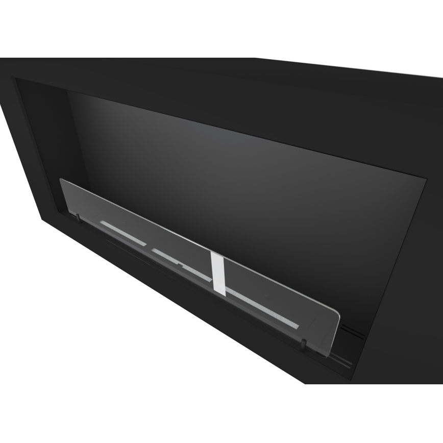 Șemineu BIO de perete InFire 120x56 cm 3kW negru