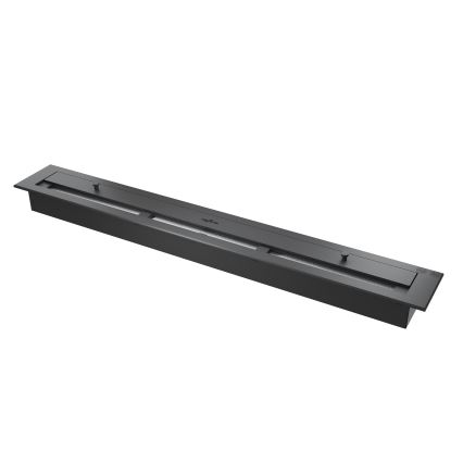 Șemineu BIO de perete InFire 120x56 cm 3kW negru