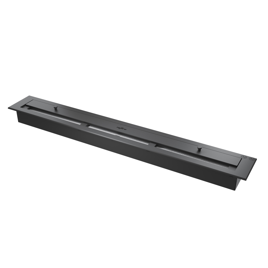 Șemineu BIO de perete InFire 120x56 cm 3kW negru